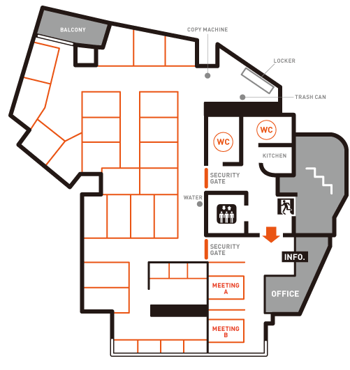 フロアガイド　Floor Guide